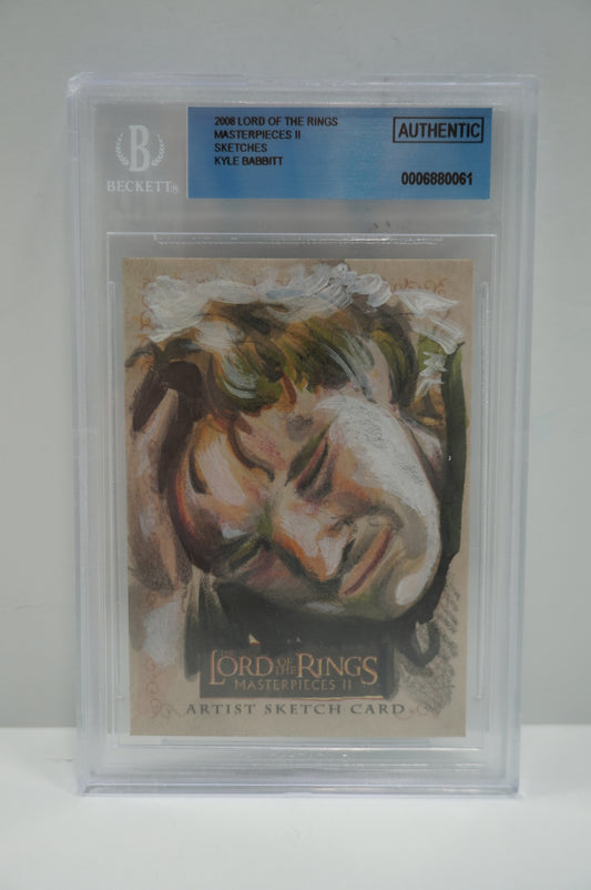 2008 Lord of ring Sketches BGS Authentic
