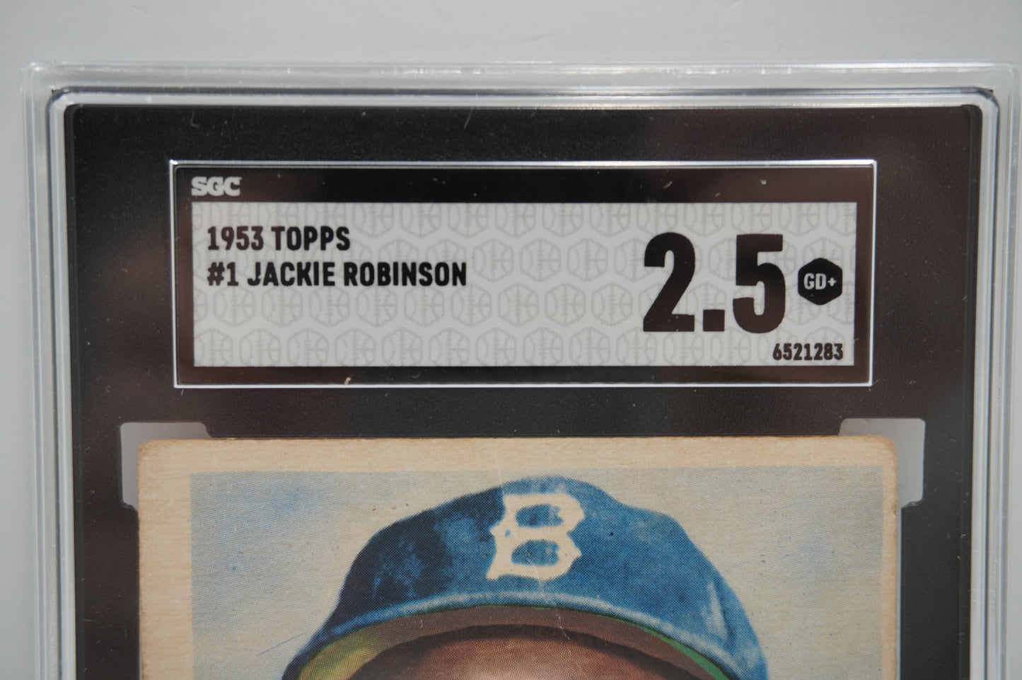 1953 TOPPS Jackie Robinson #1 SGC 2.5 BROOKLYN DODGERS