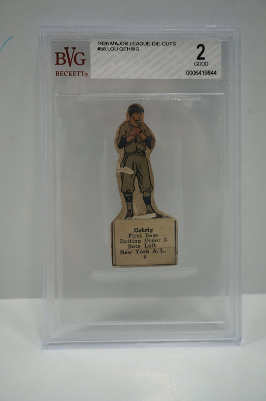 1926 Lou Gehrig Die Cut BVG 2