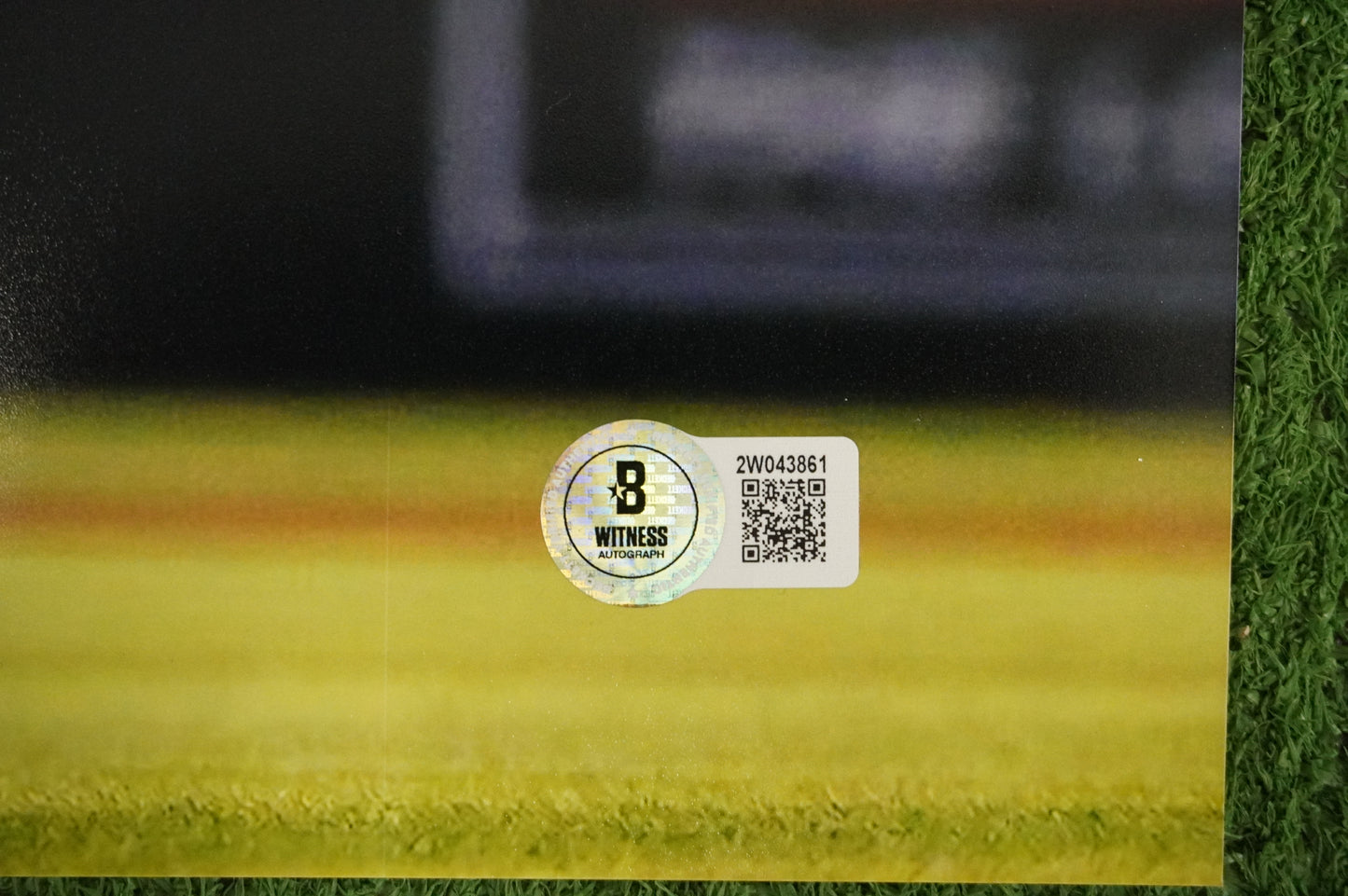 JOSH SBORZ TEXAS RANGERS SIGNED HORIZONTAL 16x20 PHOTO w/FinalOut INSC BAS