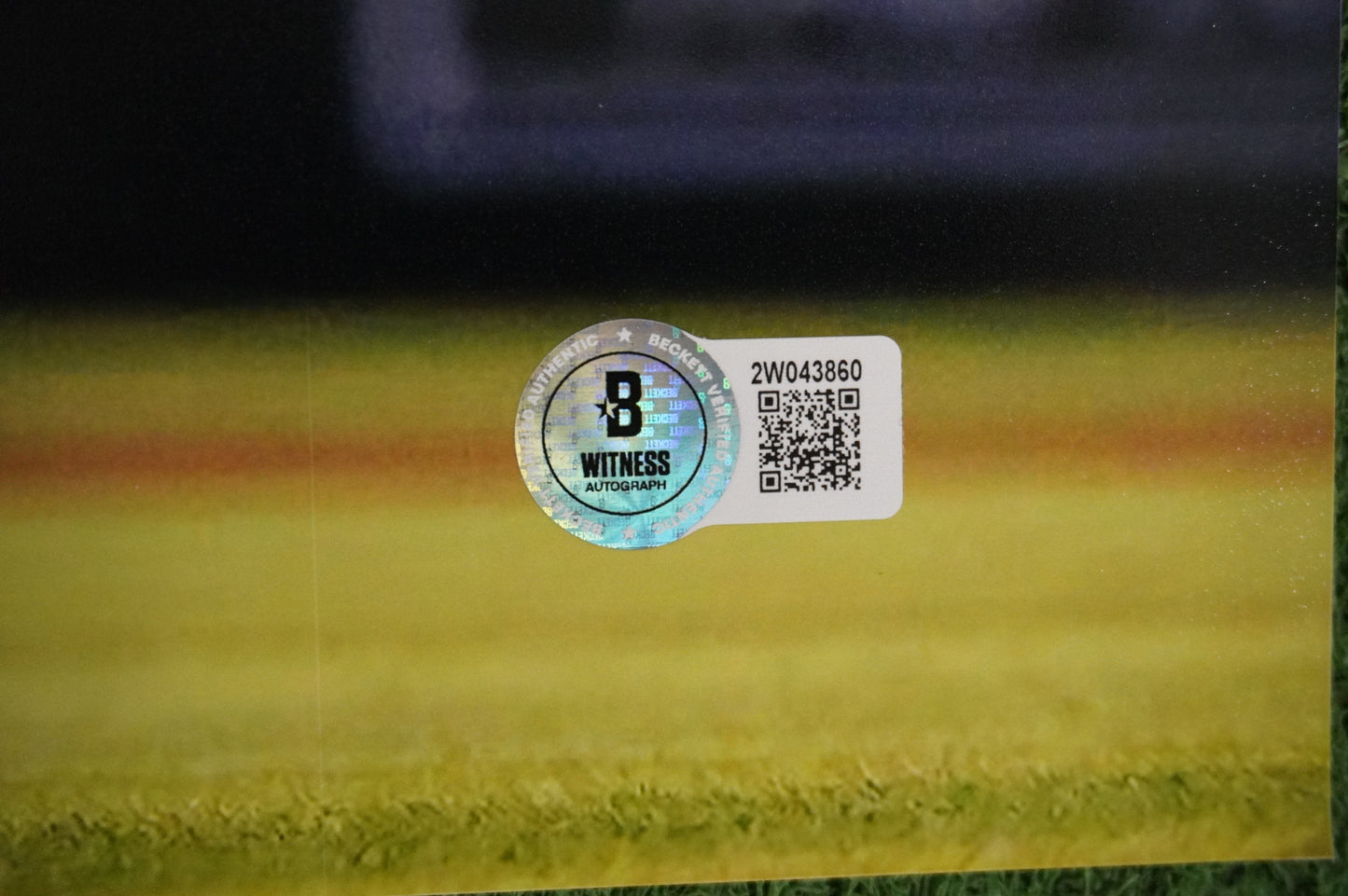 JOSH SBORZ TEXAS RANGERS SIGNED HORIZONTAL 16x20 PHOTO w/FinalOut INSC BAS