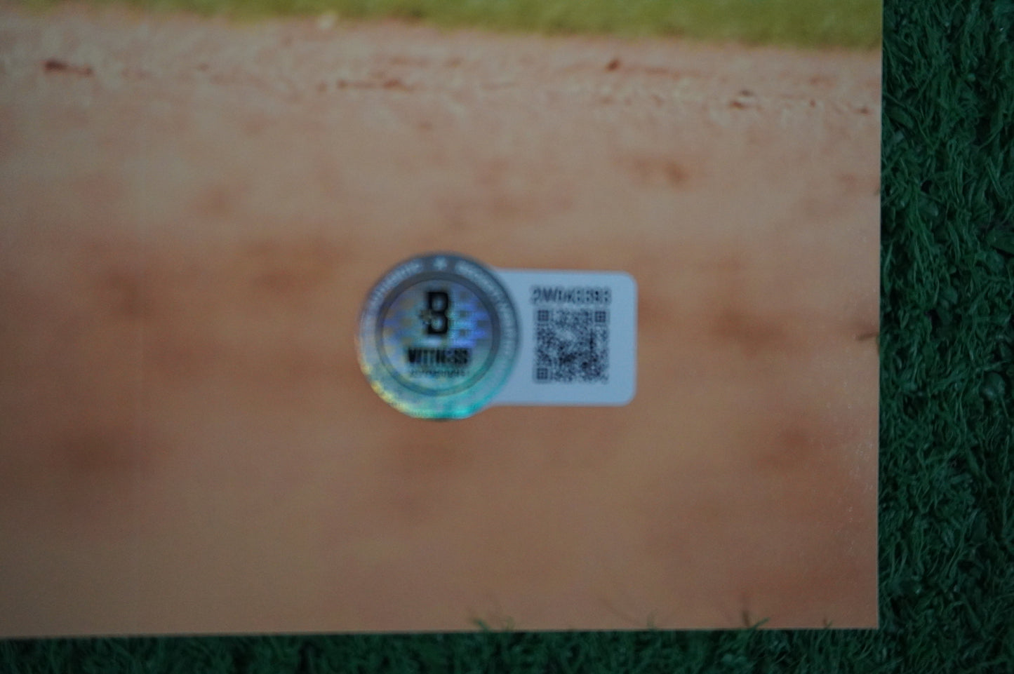 IAN KINSLER TEXAS RANGERS SIGNED 16x20 FIELDING PHOTO BAS COA