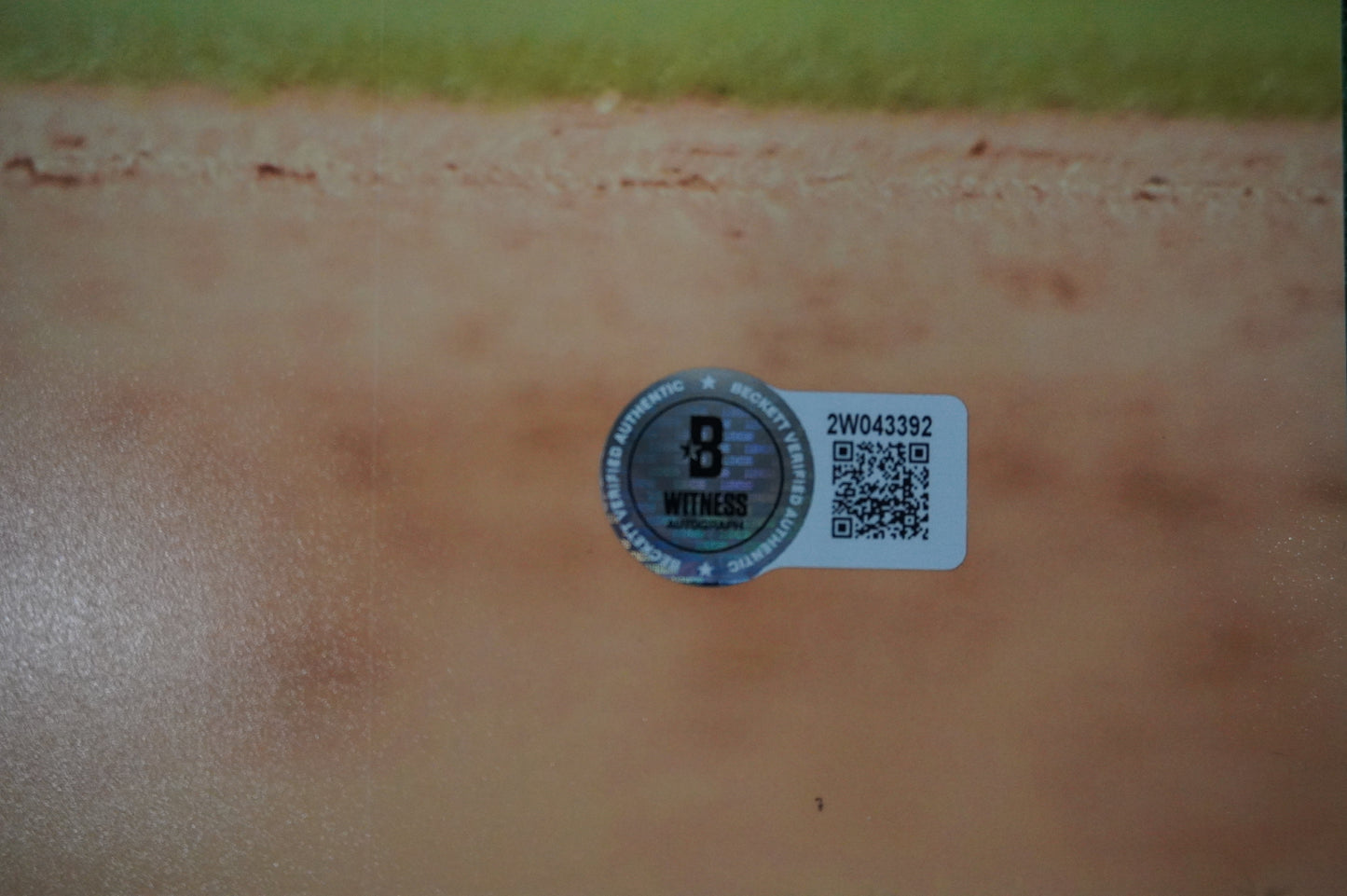 IAN KINSLER TEXAS RANGERS SIGNED 16x20 FIELDING PHOTO BAS COA