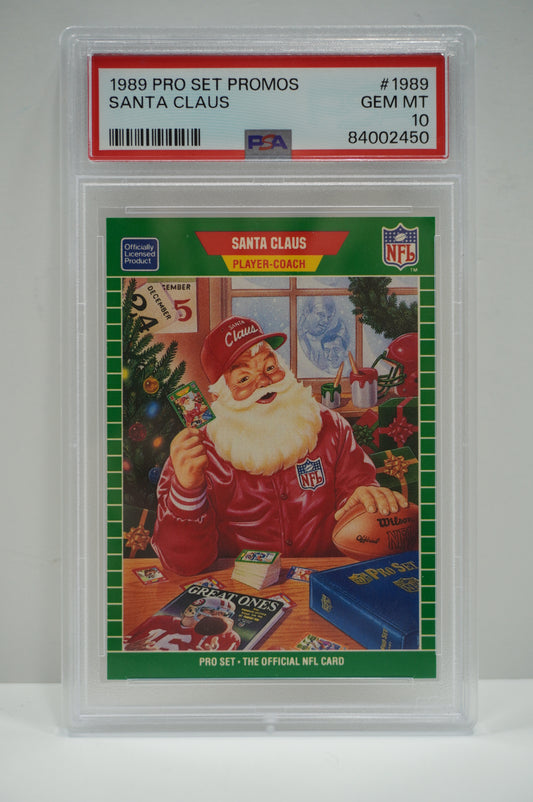 1989 Pro Set Promos Santa Claus PSA 10