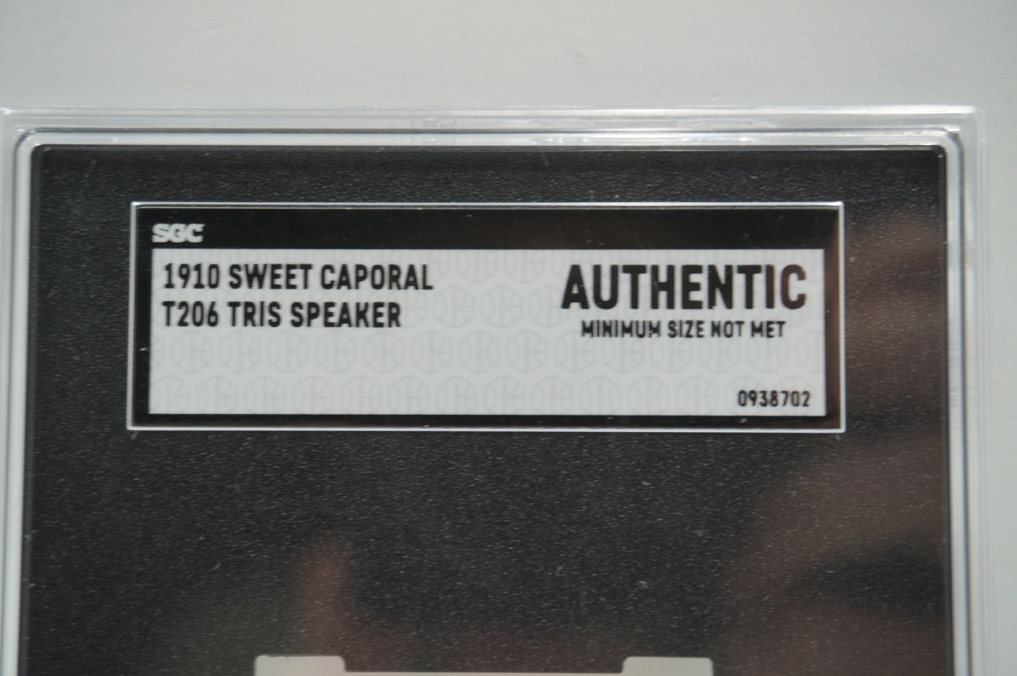 1910 Sweet Caporal Tris Speaker SGC Authentic