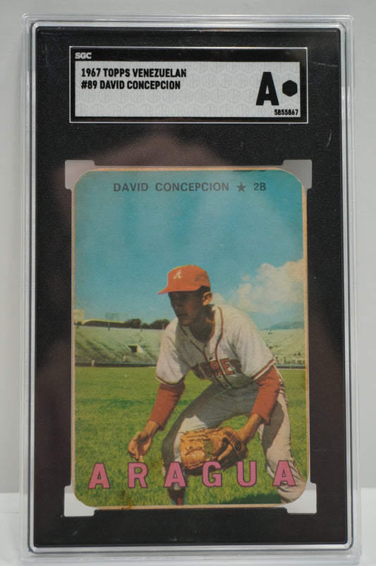 1967 Topps Venezuelan David Concepcion SGC A