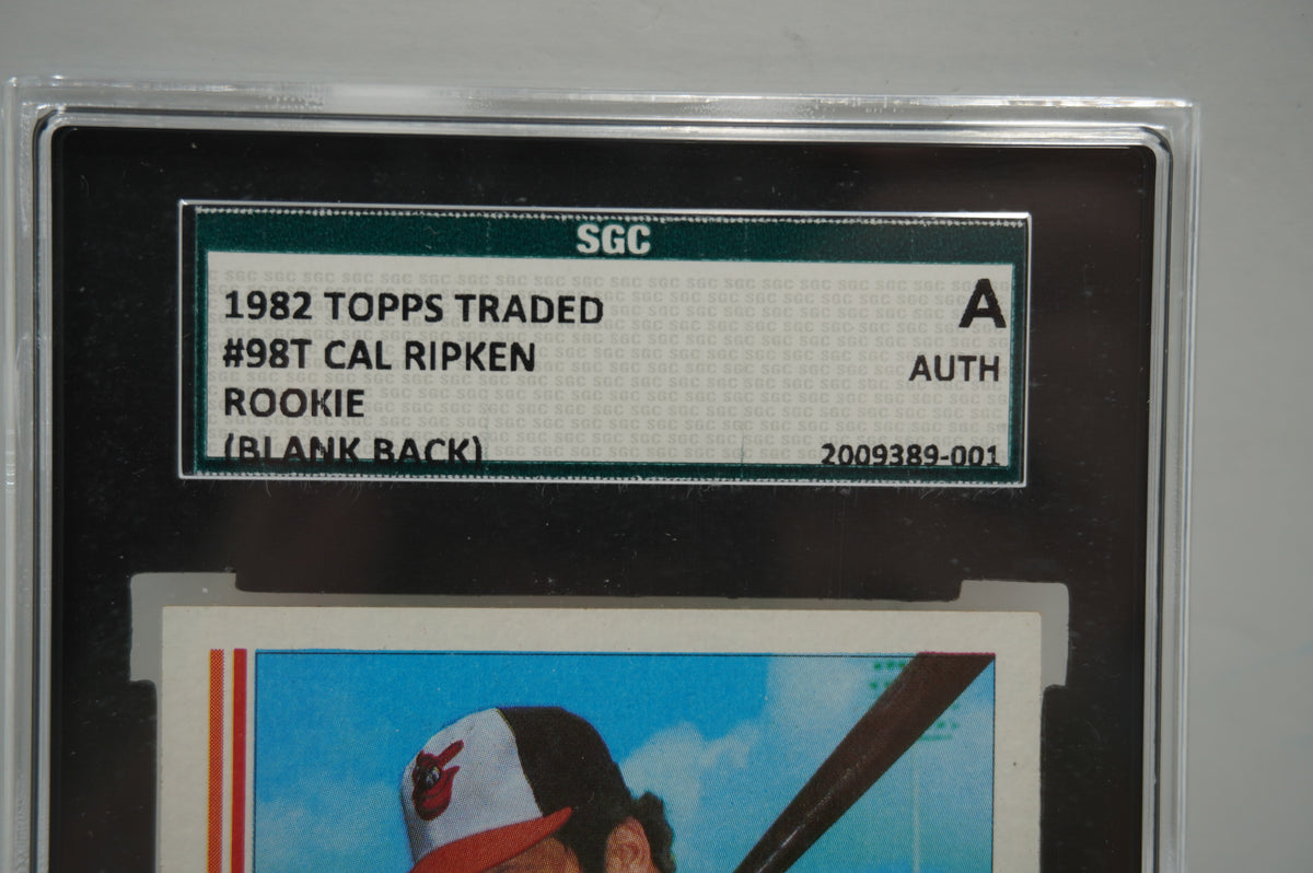 1982 Topps Traded Cal Ripken 98T SGC A – Dallas Card Show