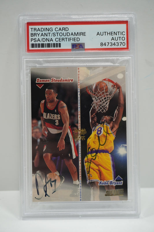 Kobe Bryant Signed Card PSA Authentic