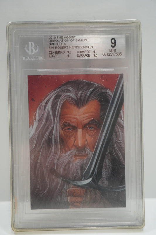 2015 The Hobbit Desolation of Smaug Sketches 46 Robert Hendrickson BGS 9