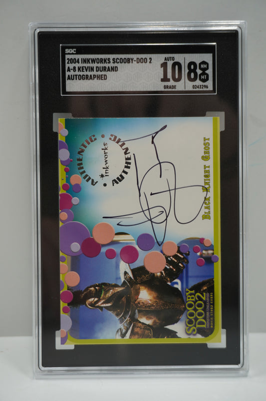 2004 Inkworks Scooby Do 2 Kevin Durand A-8 Auto SGC 8