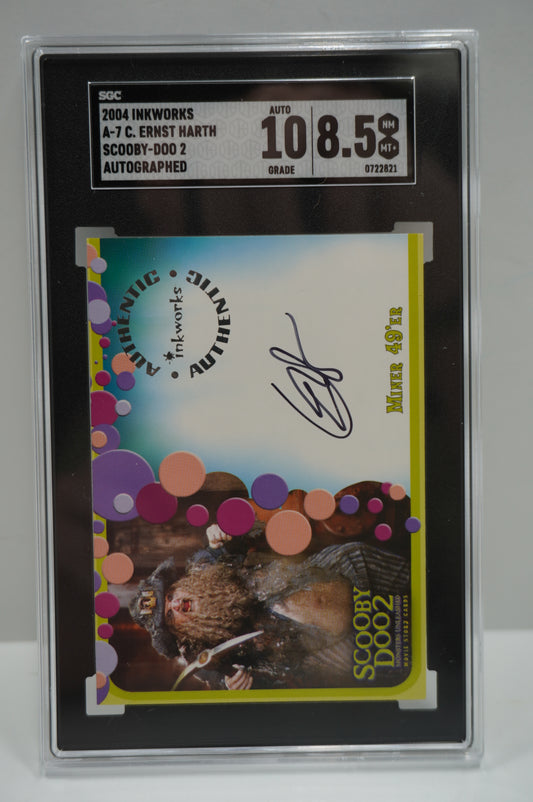 2004 Inkworks Scooby Do 2 C. Ernst Harth A-7 Auto SGC 8.5
