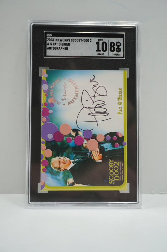 2004 Inkworks Scooby Do 2 Pat O'Brien A-5 Auto SGC 8