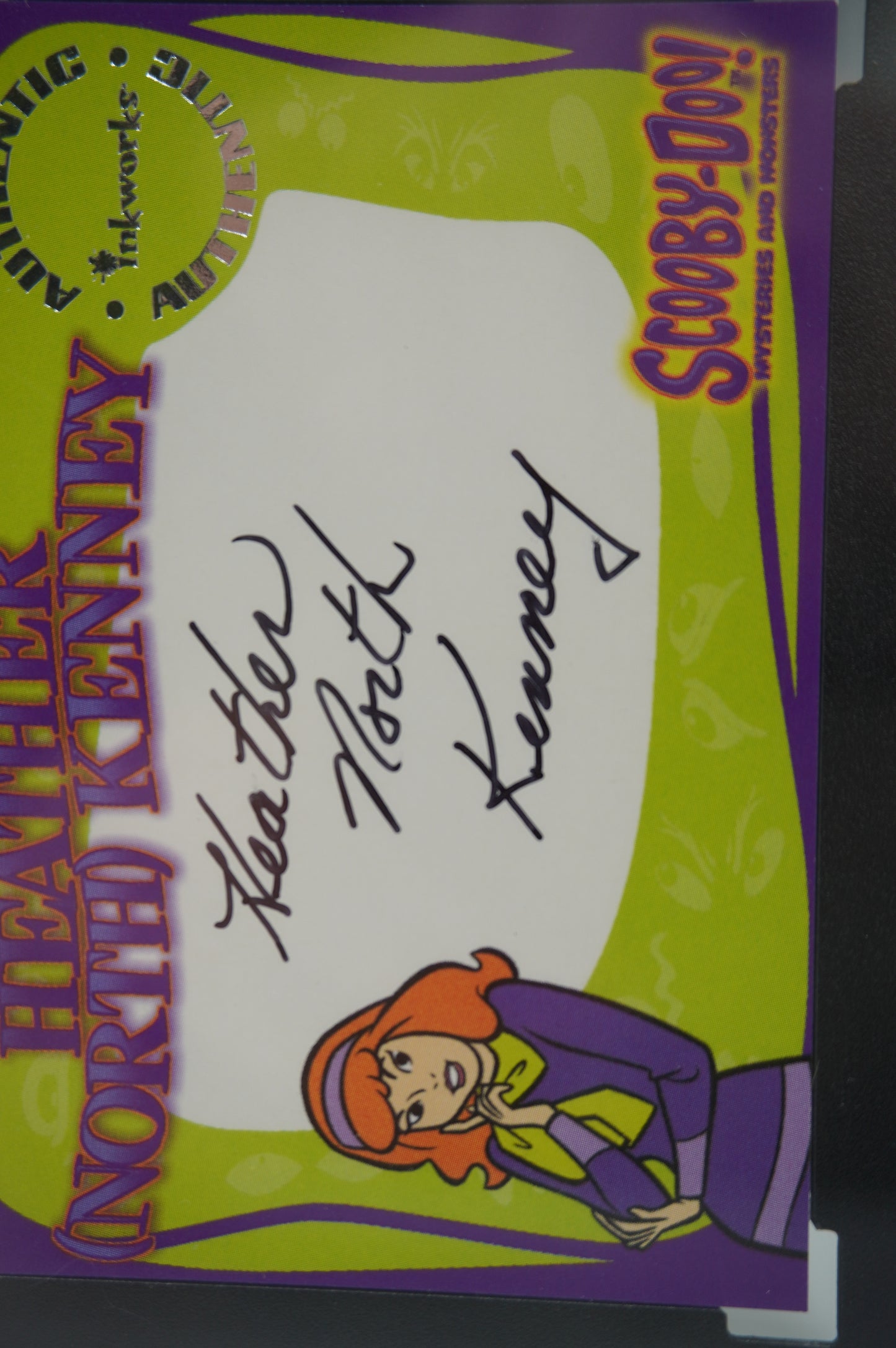 2003 Inkworks Scooby Doo Mysteries and Monsters Heather Kenney A6 Auto SGC 9.5