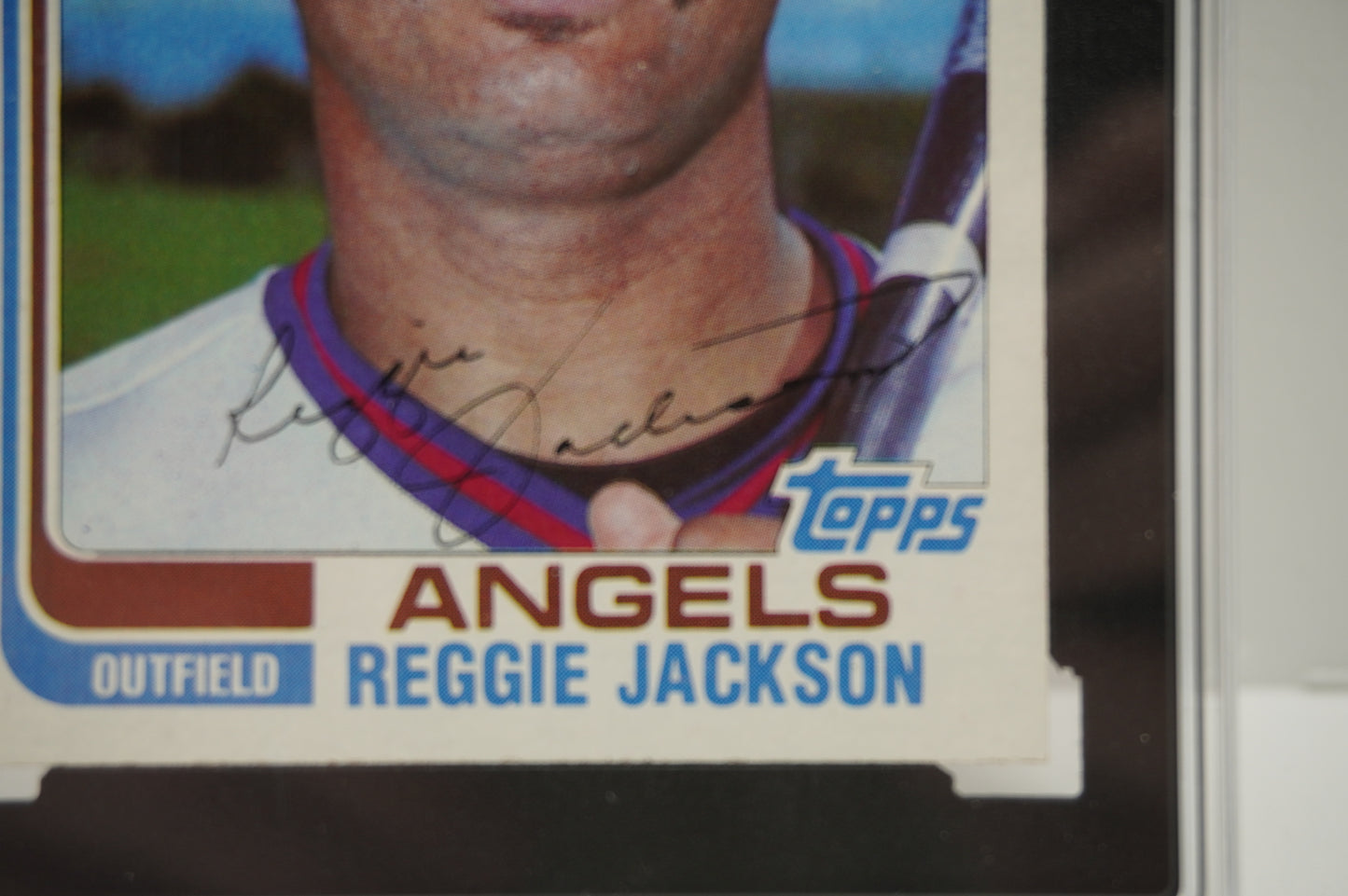 1982 Topps Traded Reggie Jackson 47T Blank Back SGC Authentic