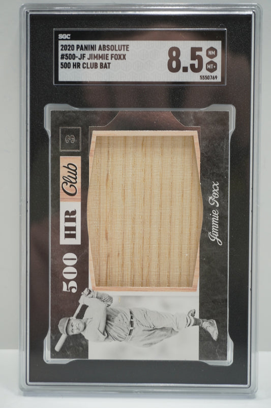 2020 Absolute Jimmie Foxx 500-JF 500 HR Club Bat SGC 8.5