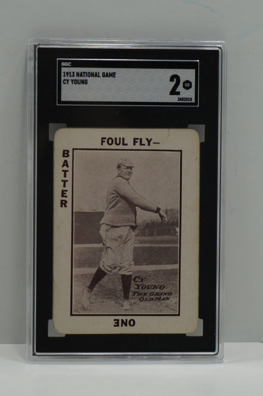 1913 National Game Cy Young SGC 2
