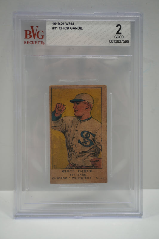 1919-21 W514 Chick Gandil  #31 BVG 2