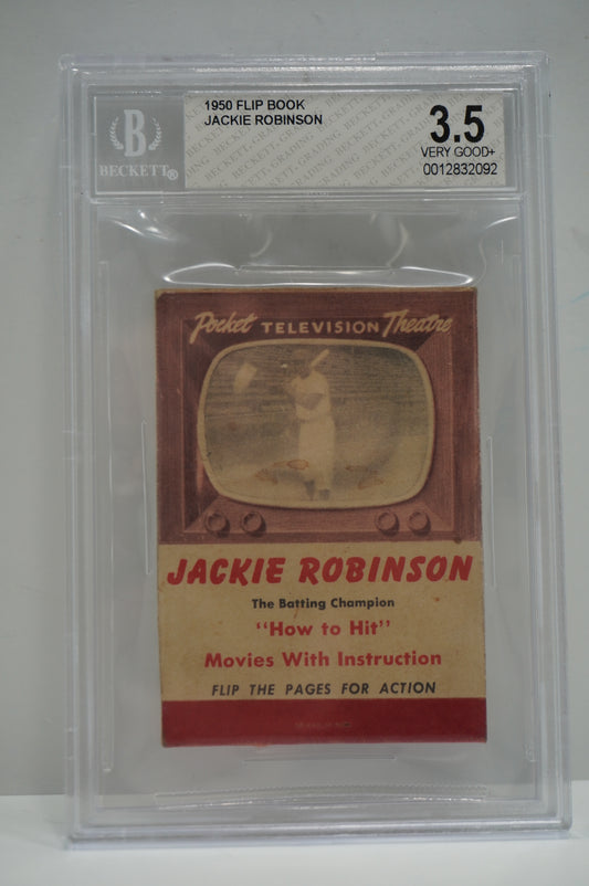 1950 Flip Book Jackie Robinson BGS 3.5