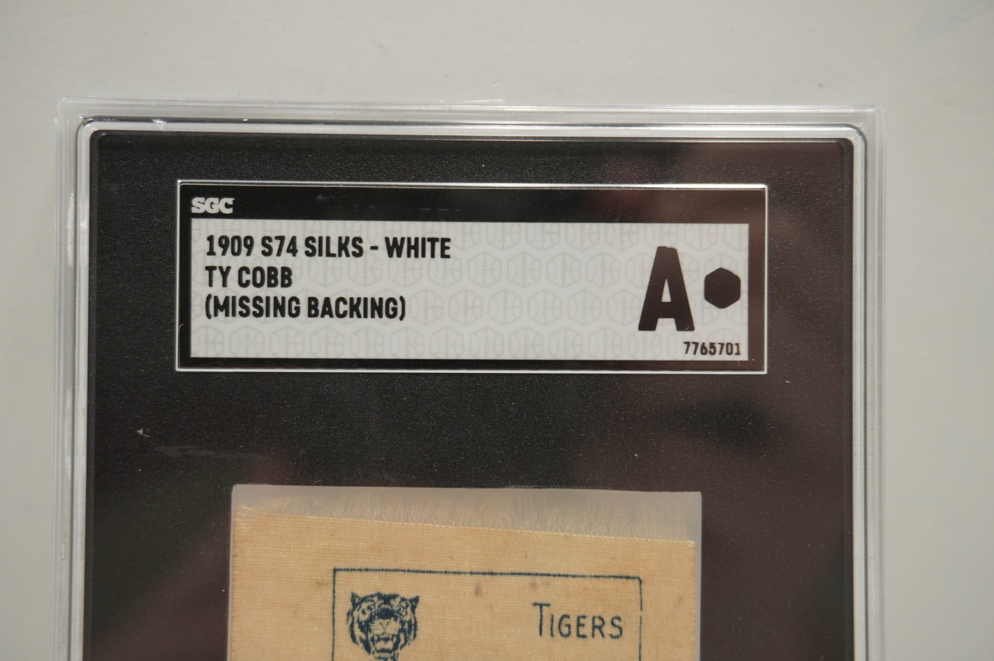 1909 S74 Silks-White Ty Cobb SGC Authentic