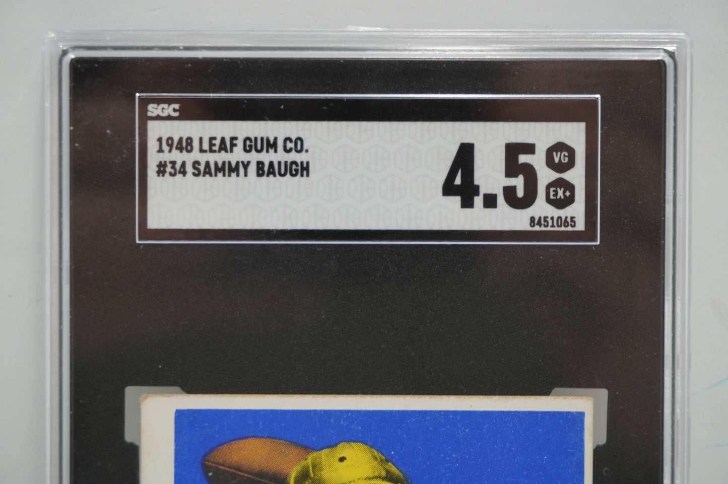 1948 Leaf Gum Sammy Baugh 34 SGC 4.5
