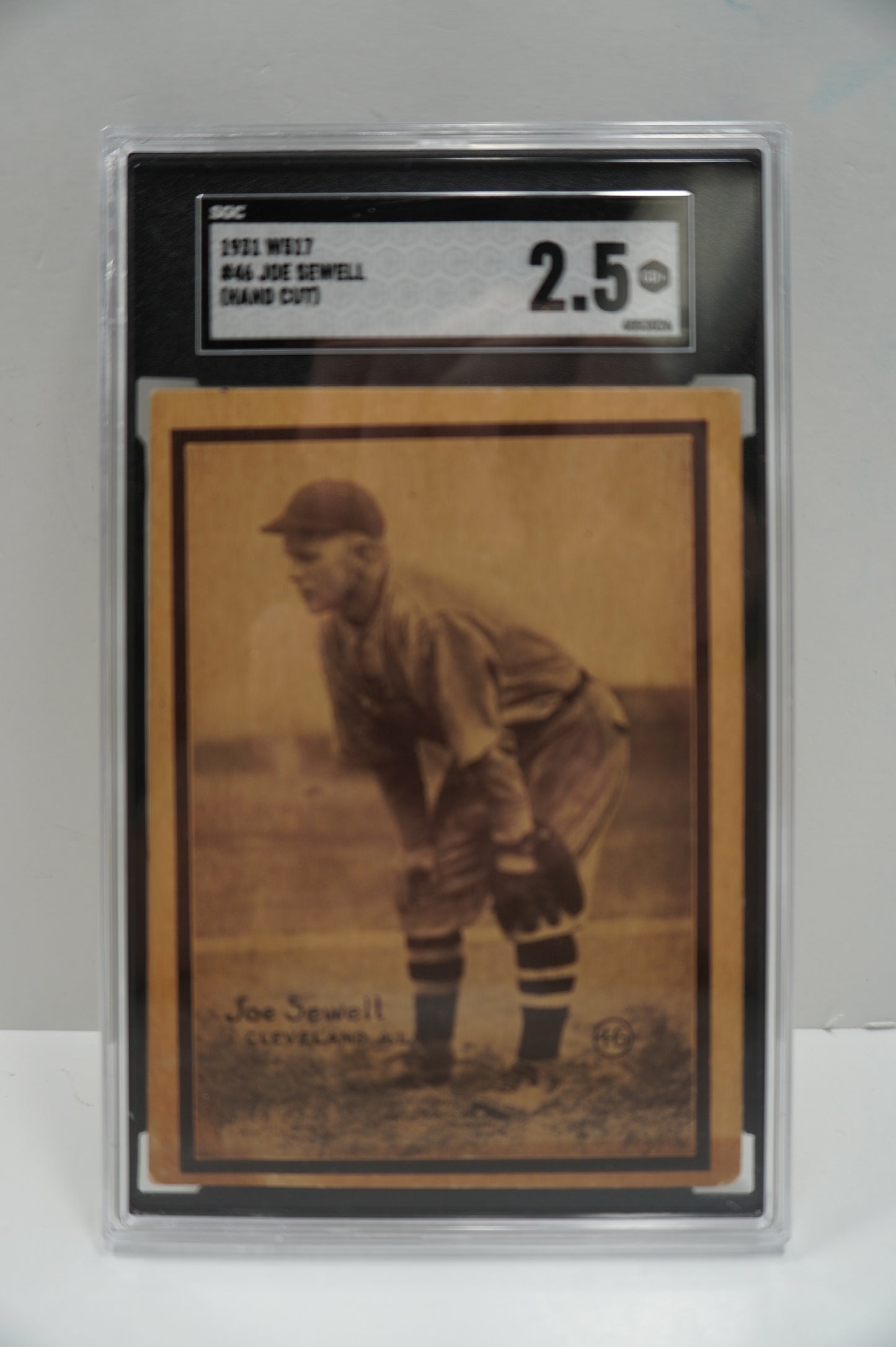 1931 W517 Joe Sewell 46 SGC 2.5