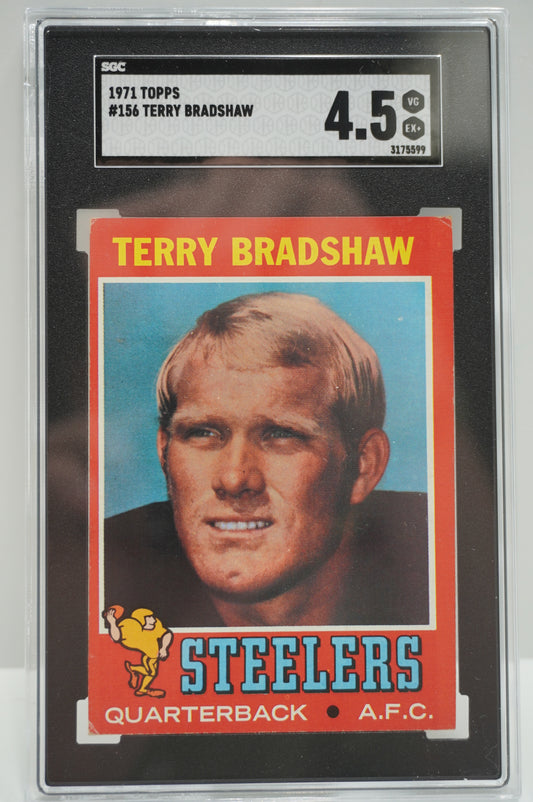 1971 Topps Terry Bradshaw 156 SGC 4.5