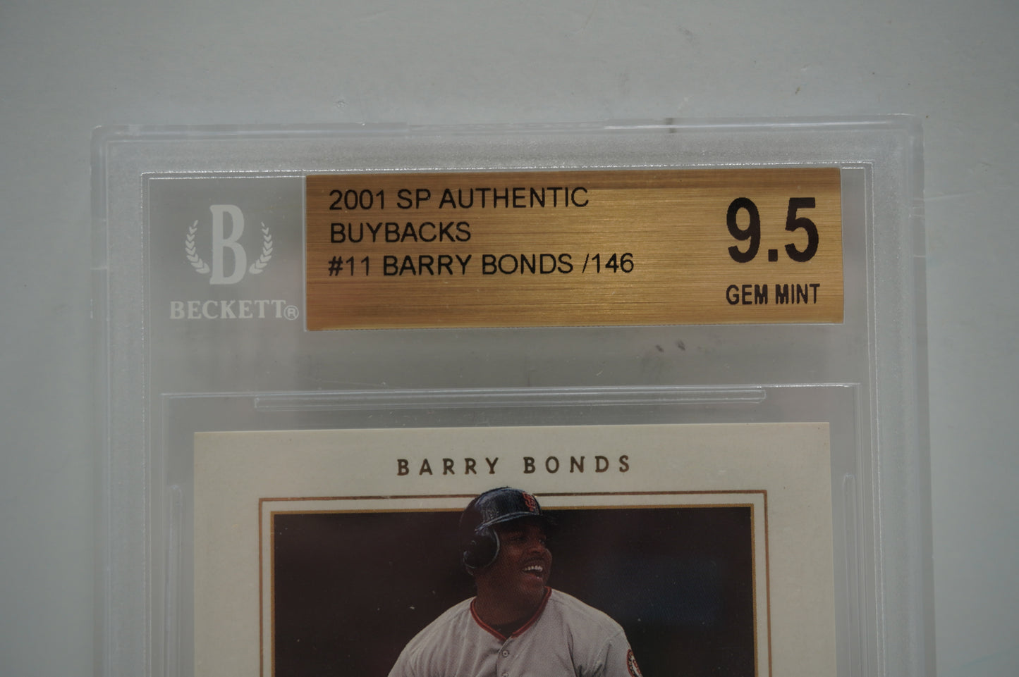 2001 SP Authentic Buybacks Barry Bonds 11 /146 BGS 9.5