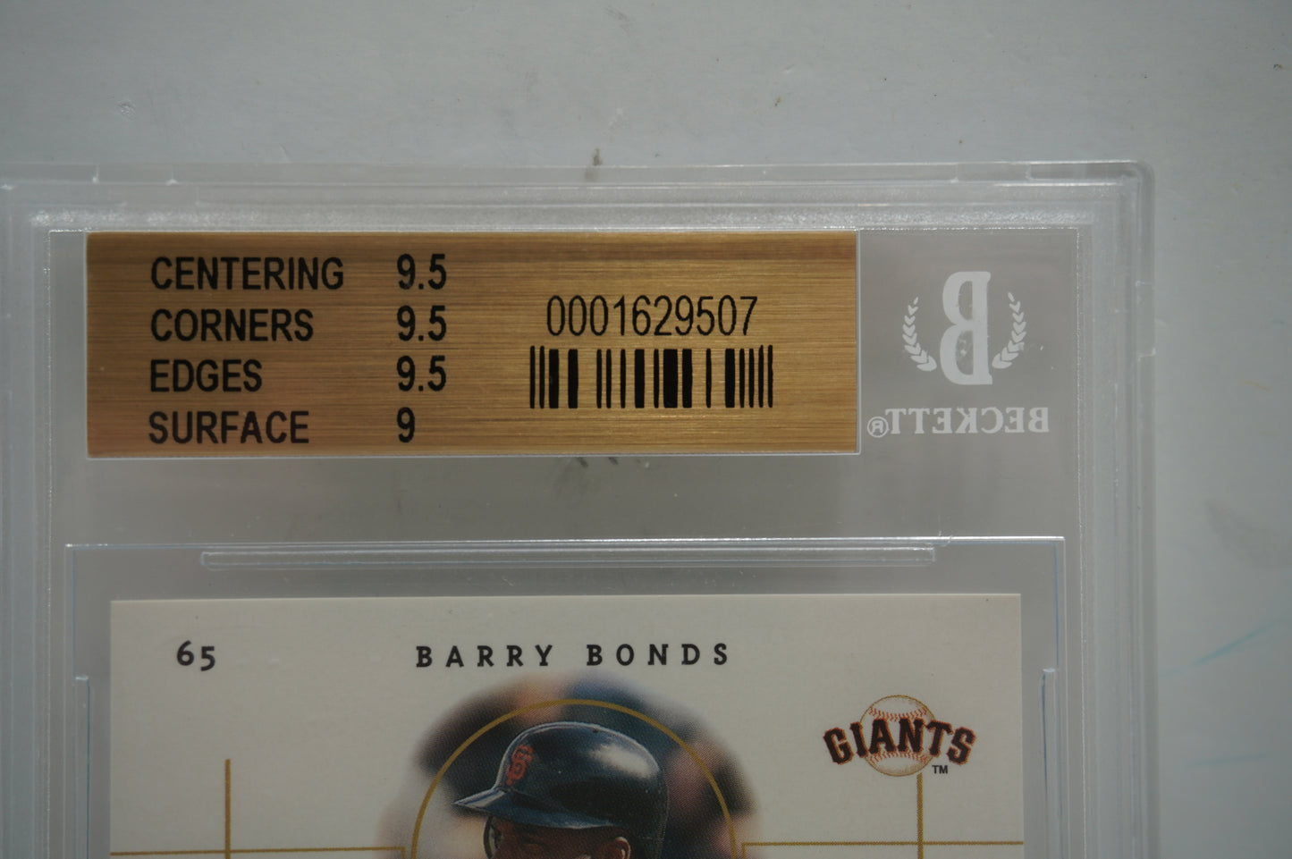 2001 SP Authentic Buybacks Barry Bonds 11 /146 BGS 9.5