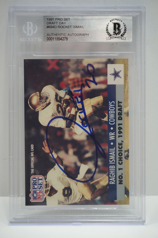 1991 Pro Set Draft Day Rocket BGS Authentic