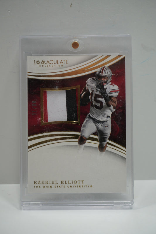 2016 Immaculate Ezekiel Elliott Unsigned Card (Ohio State)