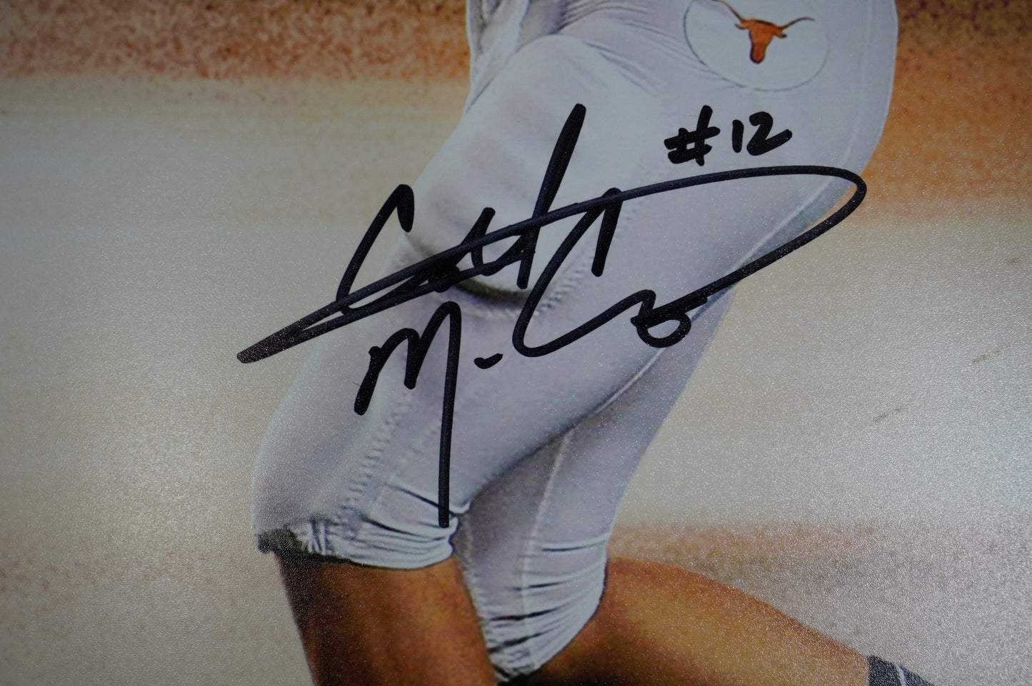 COLT McCOY & JORDAN SHIPLEY TEXAS LONGHORNS SIGNED 16x20 PHOTO BAS