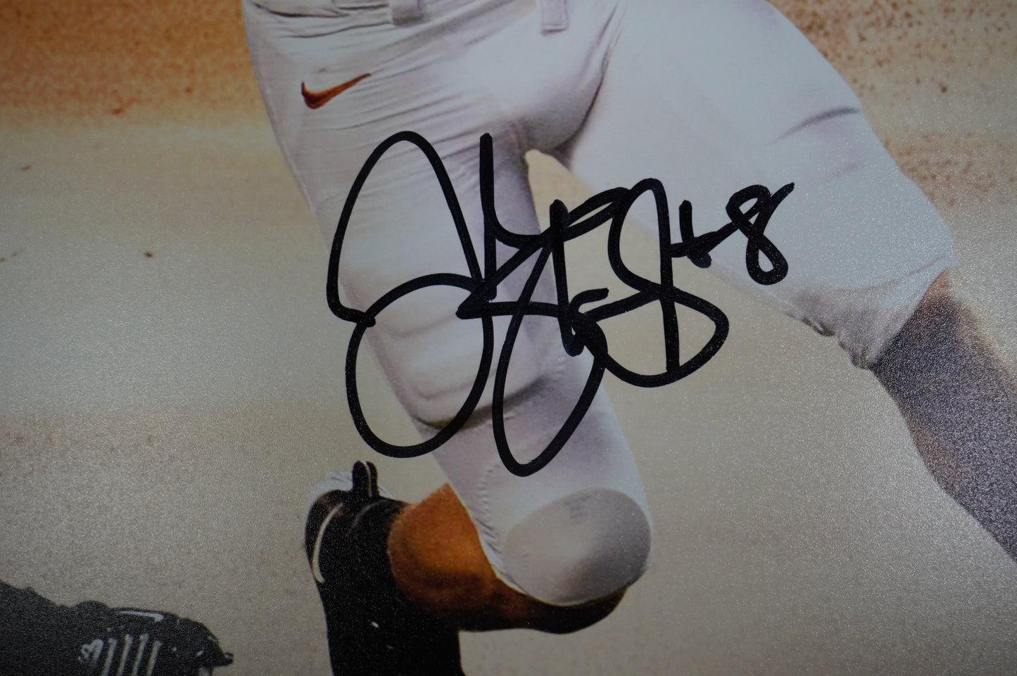 COLT McCOY & JORDAN SHIPLEY TEXAS LONGHORNS SIGNED 16x20 PHOTO BAS