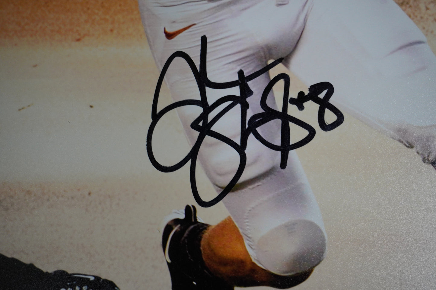 COLT McCOY & JORDAN SHIPLEY TEXAS LONGHORNS SIGNED 16x20 PHOTO BAS