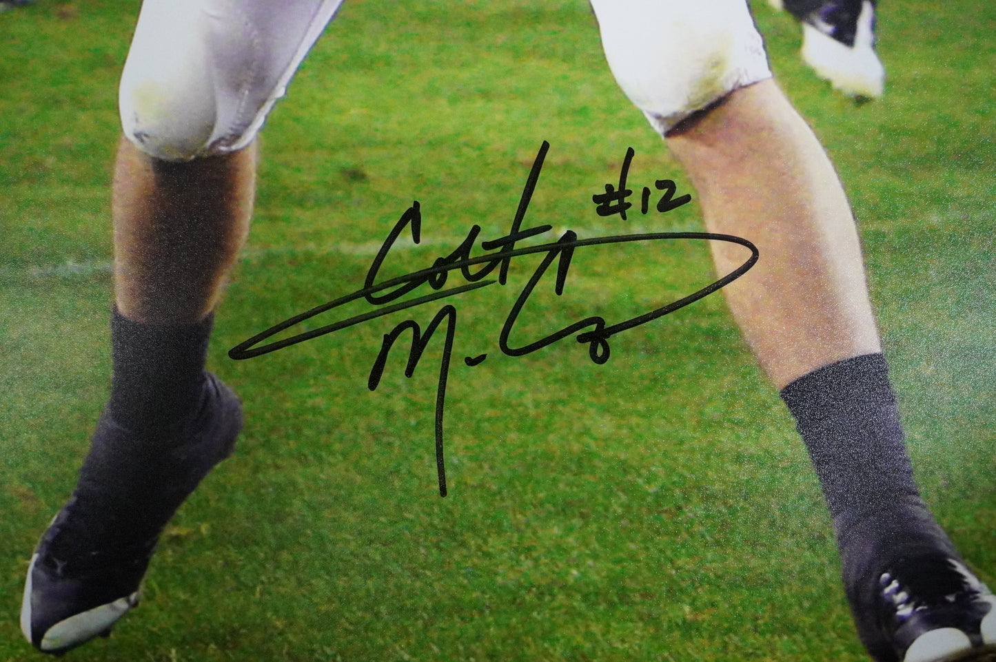 COLT McCOY TEXAS LONGHORNS SIGNED 16x20 Touchdown PHOTO BAS COA