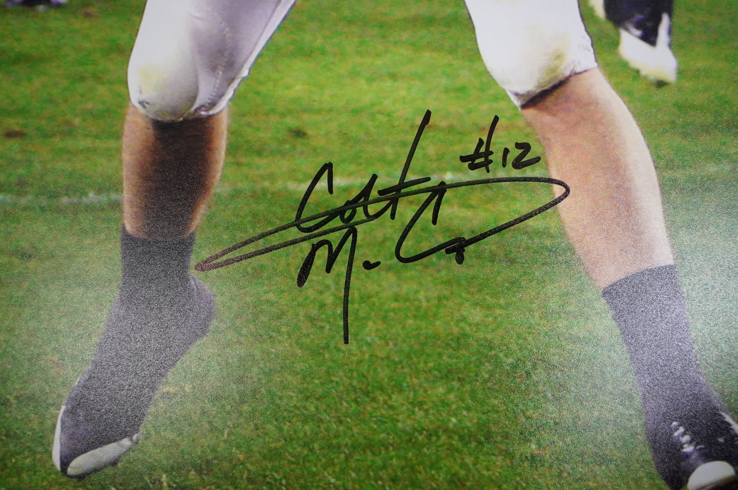 COLT McCOY TEXAS LONGHORNS SIGNED 16x20 Touchdown PHOTO BAS COA