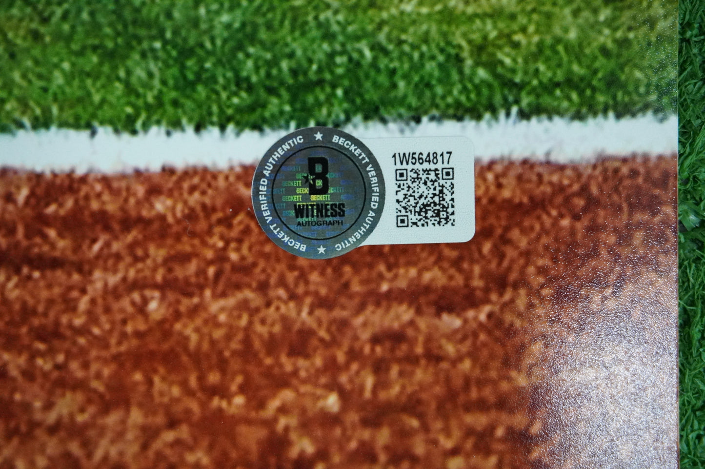 JA'TAVION SANDERS TEXAS LONGHORNS SIGNED 16x20 Touchdown PHOTO BAS COA