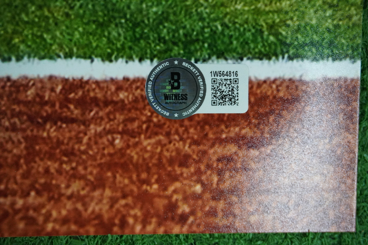 JA'TAVION SANDERS TEXAS LONGHORNS SIGNED 16x20 Touchdown PHOTO BAS COA