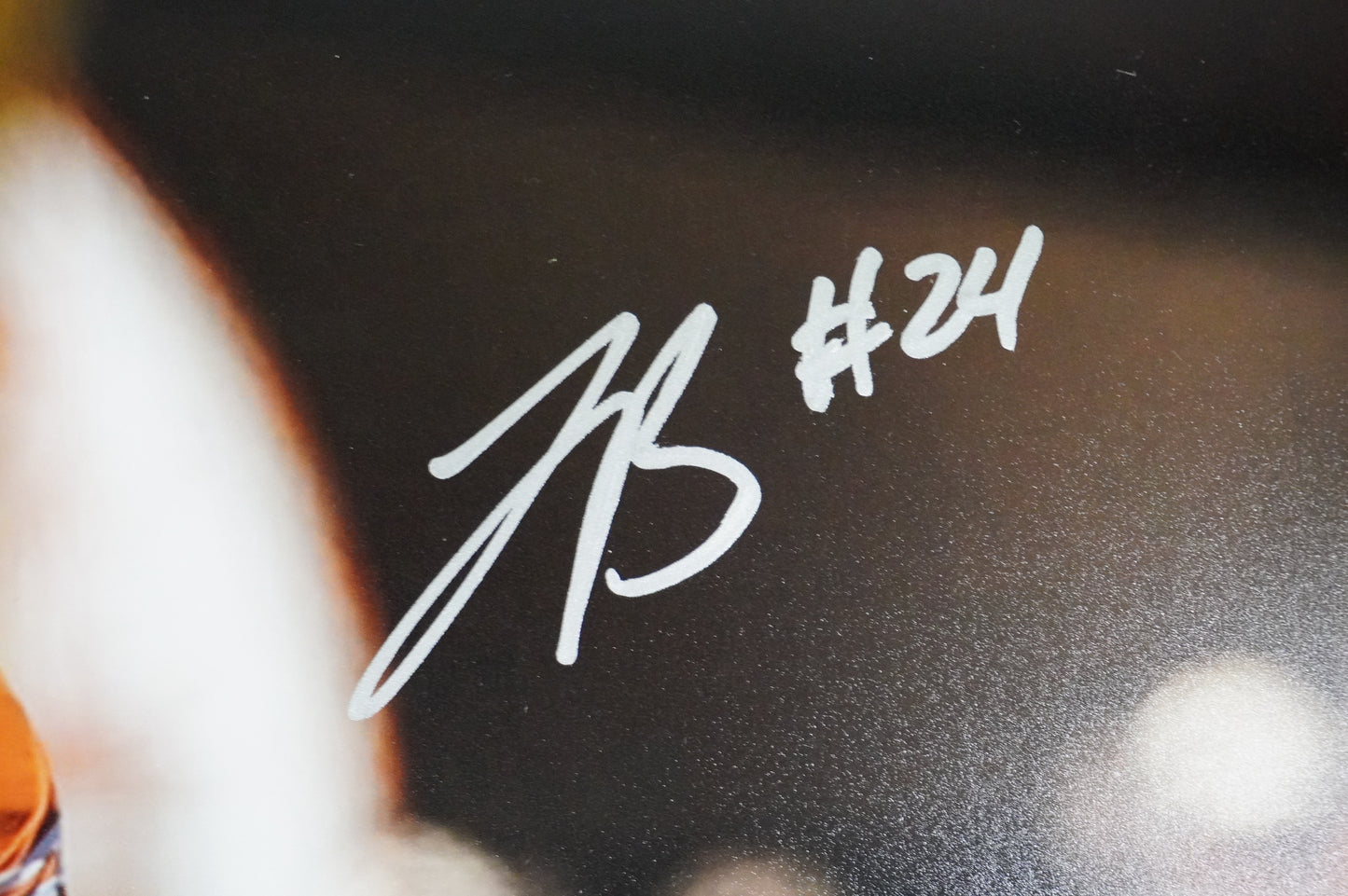 JONATHON BROOKS TEXAS LONGHORNS SIGNED 16x20 Touchdown PHOTO BAS COA