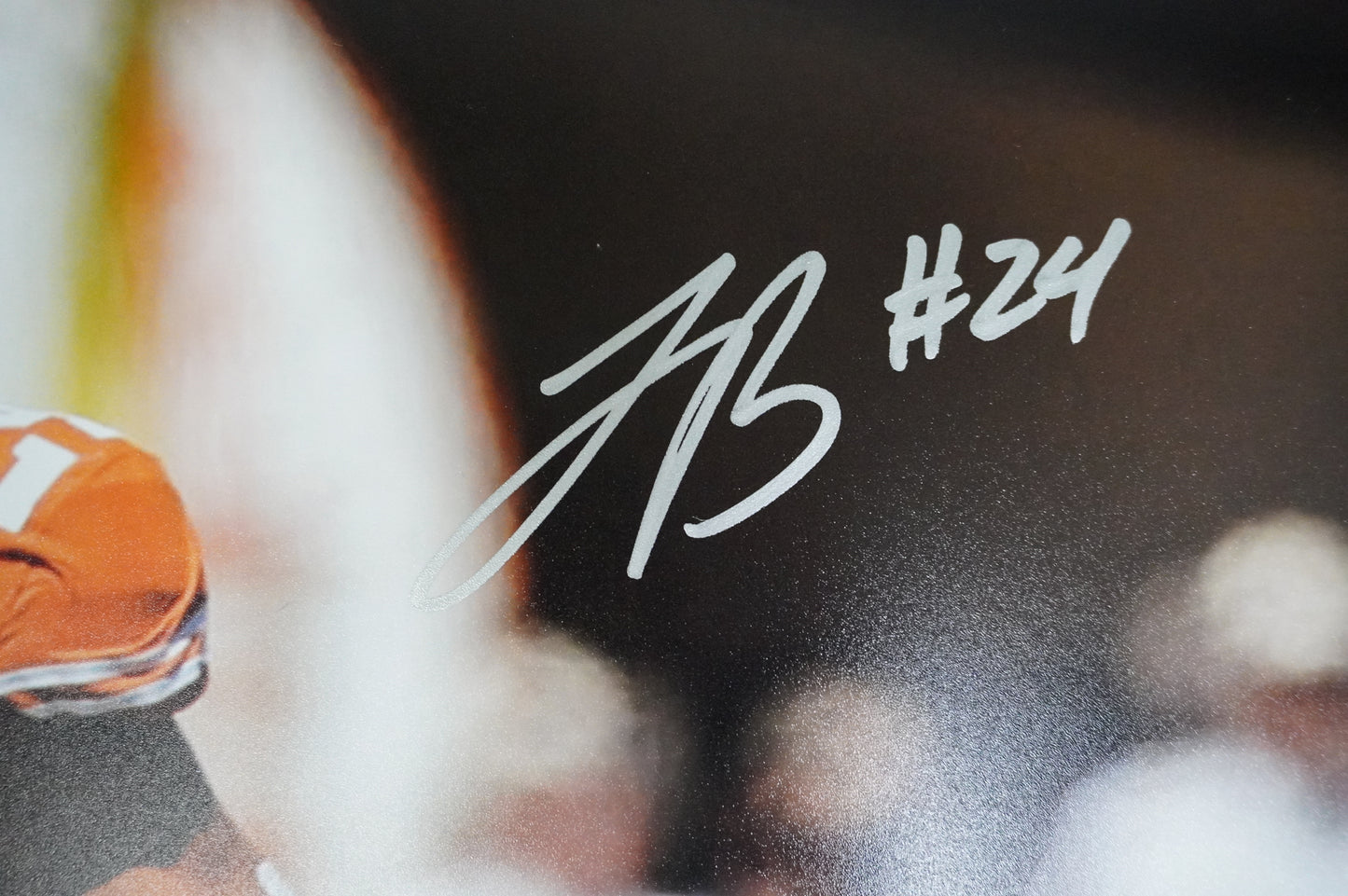 JONATHON BROOKS TEXAS LONGHORNS SIGNED 16x20 Touchdown PHOTO BAS COA