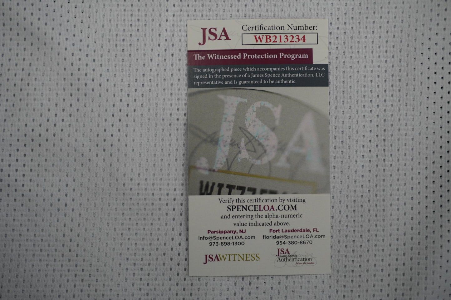 BOB LILLY SIGNED WHITE JERSEY Size XL Dallas Cowboys w/HOF 80 JSA COA