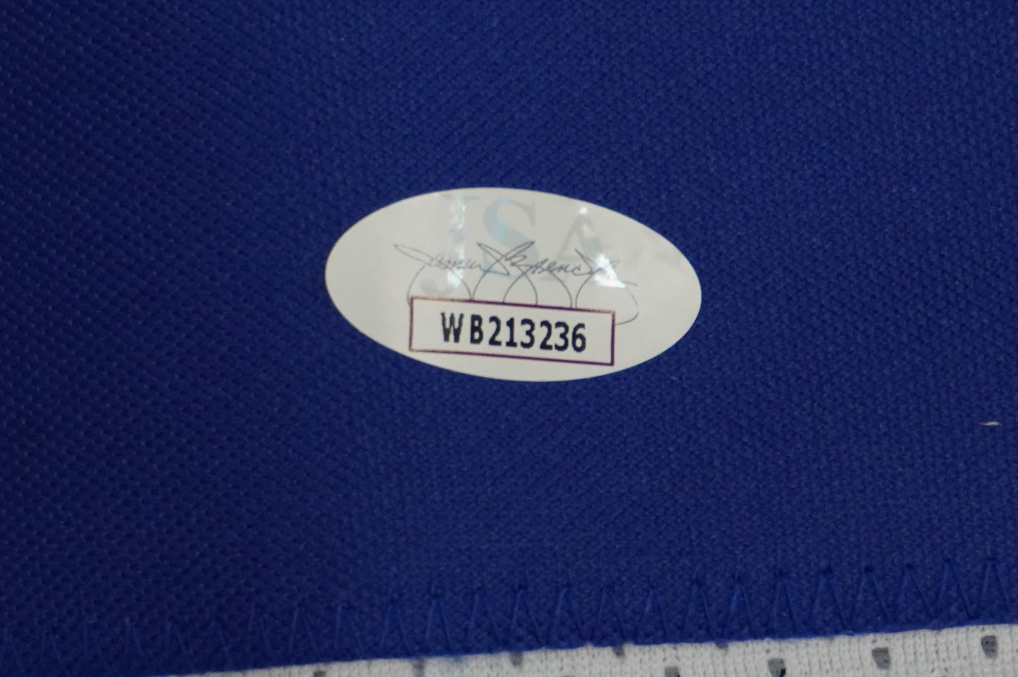 BOB LILLY SIGNED WHITE JERSEY Size XL Dallas Cowboys w/HOF 80 JSA COA