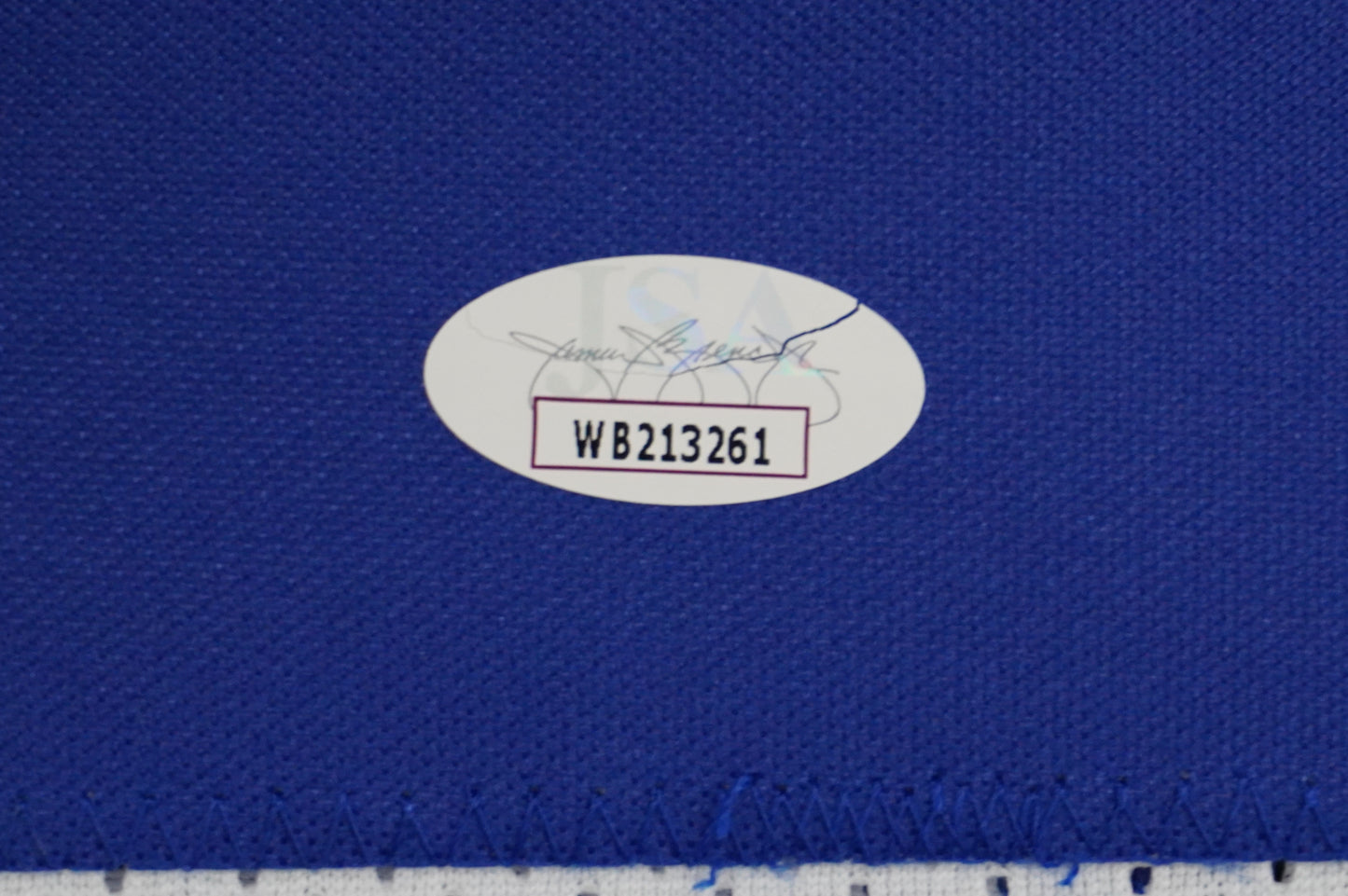 BOB LILLY SIGNED WHITE JERSEY Size 3XL Dallas Cowboys w/HOF 80 JSA COA