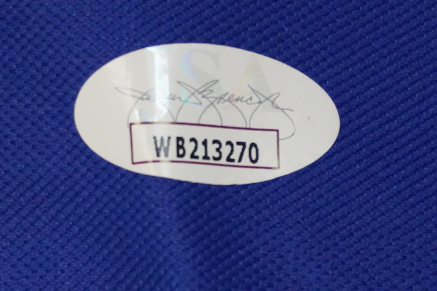 BOB LILLY SIGNED WHITE JERSEY Size 3XL Dallas Cowboys w/HOF 80 JSA COA