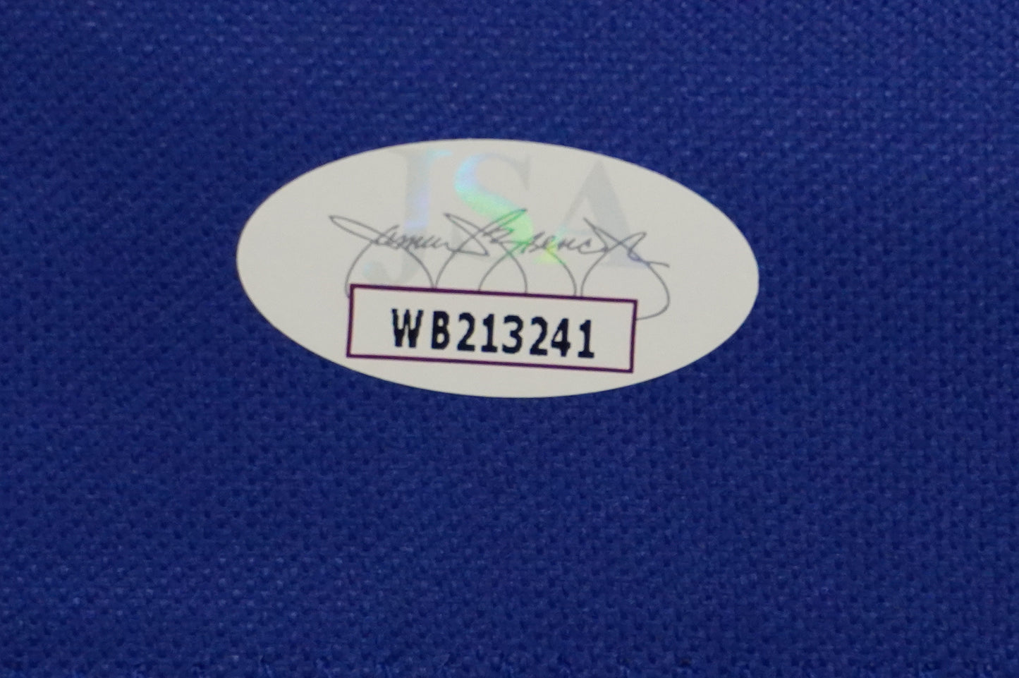 BOB LILLY SIGNED WHITE JERSEY Size M Dallas Cowboys w/HOF 80 JSA COA