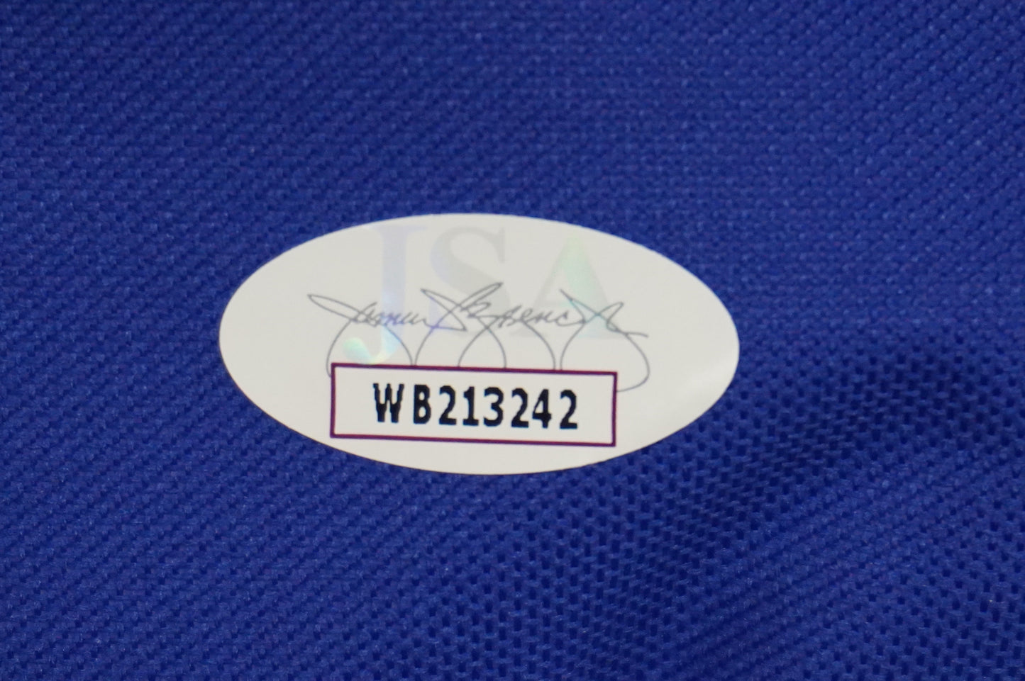 BOB LILLY SIGNED WHITE JERSEY Size M Dallas Cowboys w/HOF 80 JSA COA
