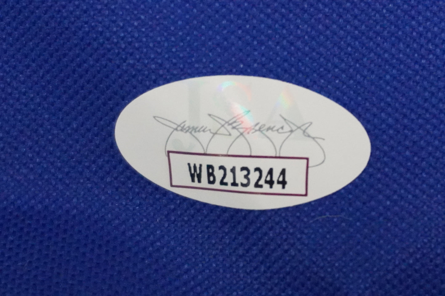 BOB LILLY SIGNED WHITE JERSEY Size M Dallas Cowboys w/HOF 80 JSA COA