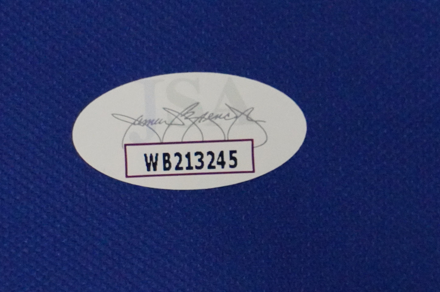 BOB LILLY SIGNED WHITE JERSEY Size M Dallas Cowboys w/HOF 80 JSA COA