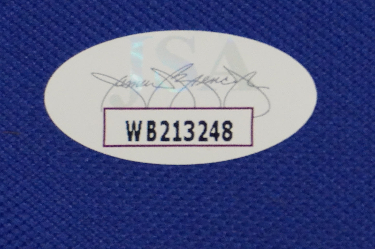 BOB LILLY SIGNED WHITE JERSEY Size M Dallas Cowboys w/HOF 80 JSA COA