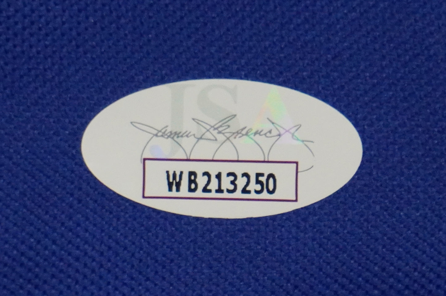 BOB LILLY SIGNED WHITE JERSEY Size M Dallas Cowboys w/HOF 80 JSA COA