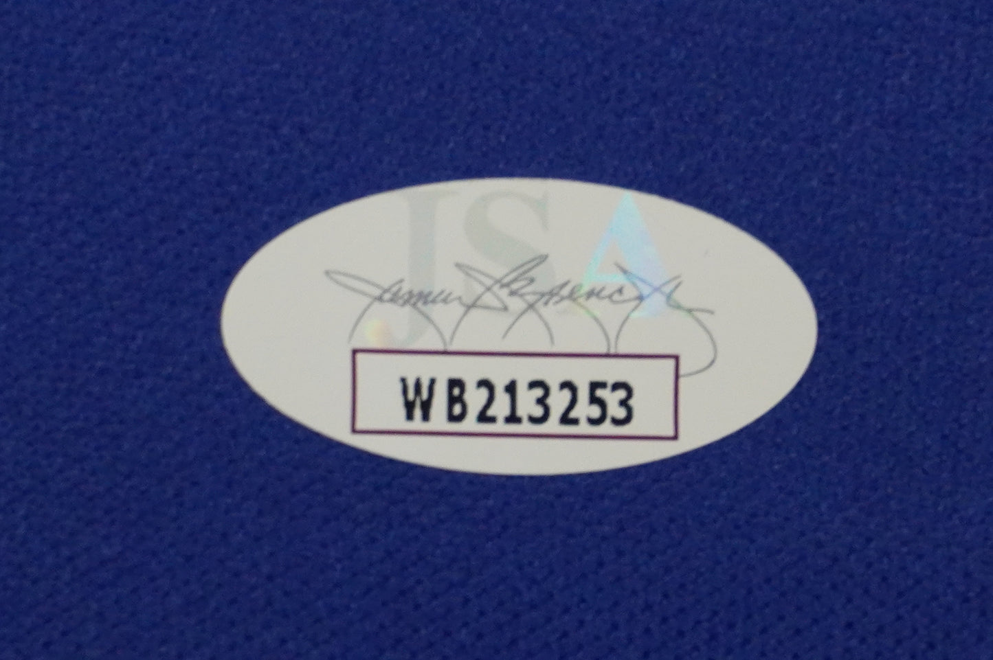 BOB LILLY SIGNED WHITE JERSEY Size L Dallas Cowboys w/HOF 80 JSA COA